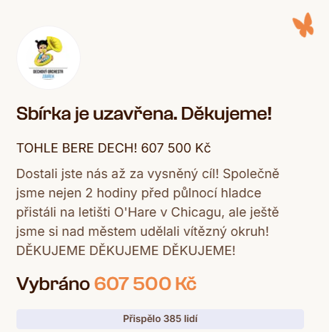 Díky Vám jsme doletěli do cíle
